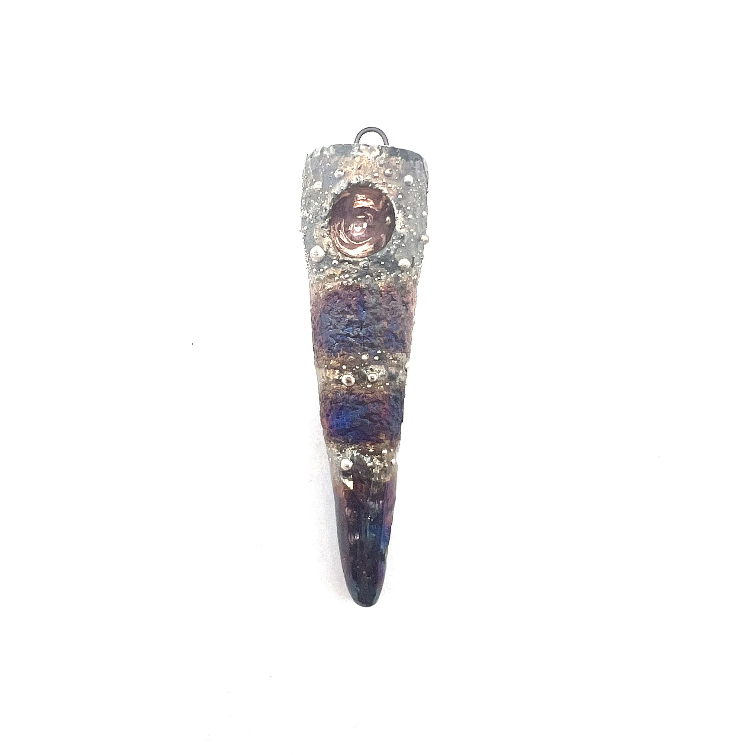 Curved Connector Raku Ceramic Connector Raku Jewelry Supply